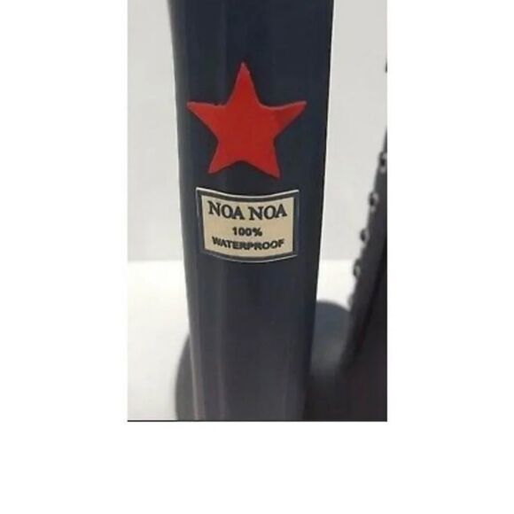 Noa Noa Rubber Boots l' ESS Rubber Boot  Blue Size: 8-8.5 - Picture 5 of 6